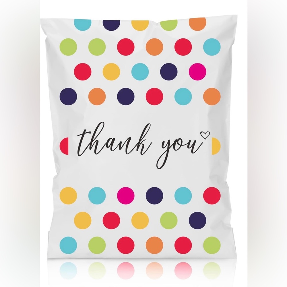 NWT - 660 Piece Sellers Bundle of Thank You Cards, Stickers and Poly Mailers - Picture 3 of 10